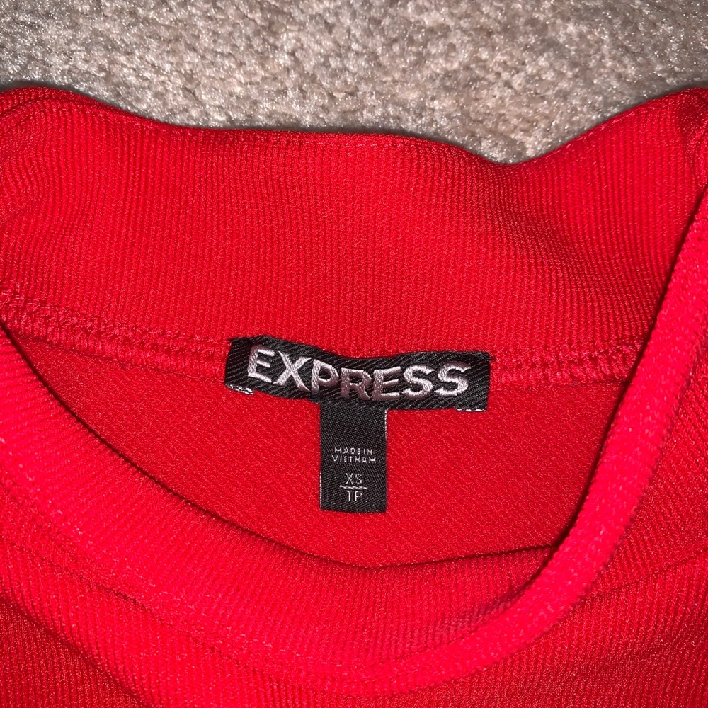 Express Red Mini Dress - Picture 4 of 4